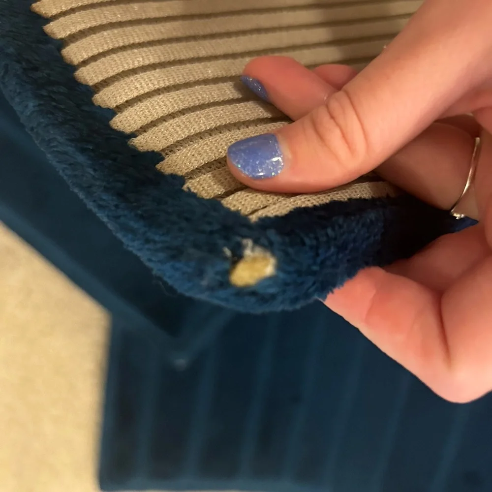 2 Blue Bath Mats